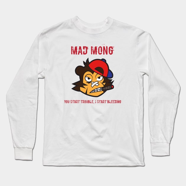 MAD MONG Long Sleeve T-Shirt by crony713